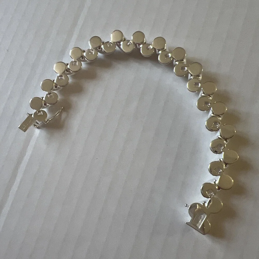 LIE STUDIO The Edith Bracelet Sterling Silver-plated Brass NWB